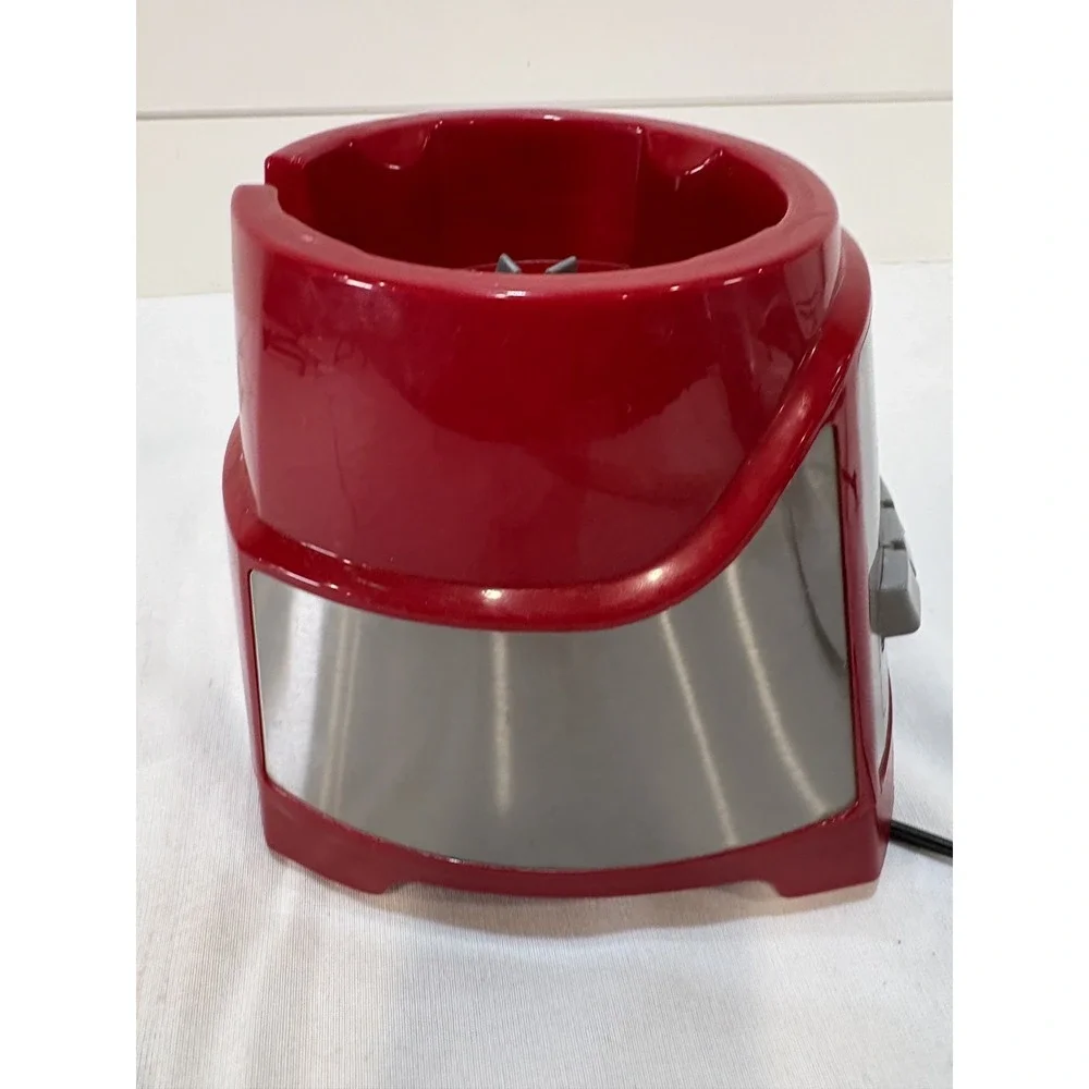Hamilton Beach Red Blender Motor Base Only Tested Working Model 58147 Series